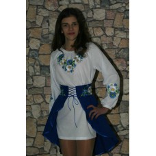 Embroidered costume for girl "Cornflower Dreams" teenage